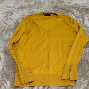 Banana Republic Mustard Yellow Sweater